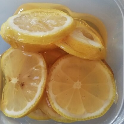 冬ですが、レモンが余っていたのでホットレモンにして頂こうと思ってます！